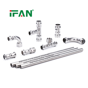 ข้อต่อสแตนเลส IFAN สำหรับท่อ PEX ระบบประปา น้ำร้อนน้ำเย็น PN25 ขนาด <span class=keywords><strong>1</strong></span>/2"-2" ข้อต่อแบบกด PEX SS - Product Image 6