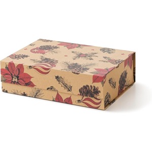Christmas <b>magnetic</b> gift <b>box</b> with lid, holiday design, and sturdy structure can be customized according to needs - Product Image 1