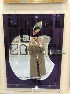 Cobre Espelho De Vidro Livre Com Prateleiras Feitas De Vidros De Camadas Duplas - Product Image 6