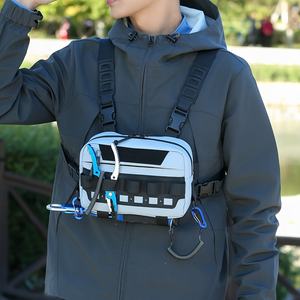 กระเป๋าอเนกประสงค์สำหรับกิจกรรมกลางแจ้ง กระเป๋าคาดเอวใส่อุปกรณ์ตกปลา สายสะพายไหล่บุนวม กระเป๋าตกปลา<span class=keywords><strong>คา</strong></span><span class=keywords><strong>ร์</strong></span>พ สำหรับผู้ชายและผู้หญิง - Product Image 5