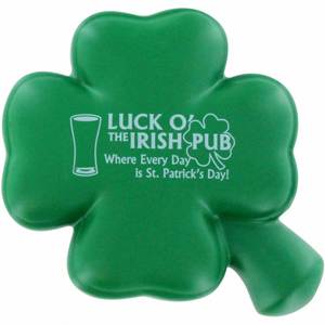 Custom Designed 4-<b>Leaf</b> Clover PU Stress Reliever Promotional Toy Stress Ball - Product Image 2