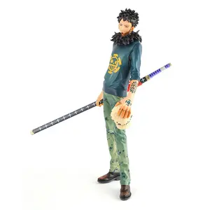  Batustou Mini Sword Metal Weapon Model with Stand Katana Anime  Action Figure For Men one pieces Luffy Fans Trafalgar D. Water Law Cosplay  Pendant : Sports & Outdoors