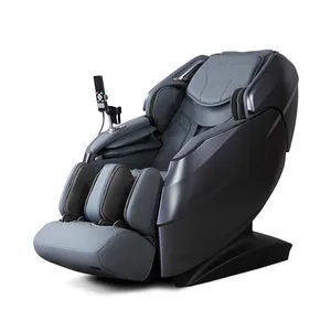 Factory Custom Luxury High-End Genuine Leather Electric Sl Track 4d Zero Gravity Salon Massage Chair For Home Use