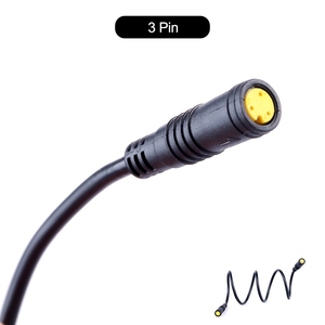 Cable de extensión de conector impermeable de 3 pines para conversión de bicicleta eléctrica para manija de freno de apagado Bafang BBS BBSHD - Product Image 3
