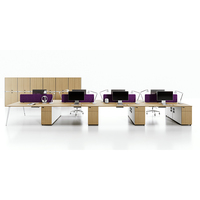 Meubles de bureau commerciaux, bureau de travail, poste de travail pour le personnel, cloison de bureau, poste de travail informatique