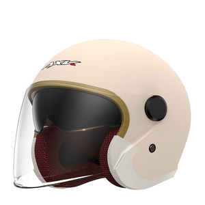 Nouveau Ece Dot Casco Casque Ouvert de Moto Casque Demi-Face Avec Double Visière pas Cher - Product Image 3