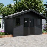 Abri de jardin et de cour série E, très vendu, en WPC, durable, pour le rangement d'outils de jardin, maison de rangement extérieure
