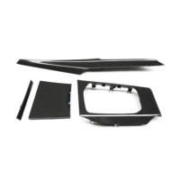 Juego de 4 Piezas de Repuesto Interior de Fibra de Carbono Seca para BMW G42LCI G20LCI G22LCI G26LCI/M2 G87LCI/M3 G80LCI/M4 G82LCI 2023+