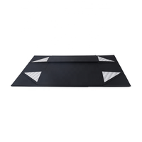 Boîte à chapeaux magnétique pliable avec ruban nœud papillon, chemisier de luxe Extra Large pour cadeau, noir, 50 pièces