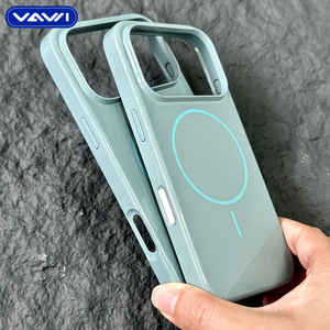 <span class=keywords><strong>Cover</strong></span> magnetica lucida VAWI B446 effetto pelle alla moda per iPhone <span class=keywords><strong>13</strong></span> 14 15 16 17 Pro Max, custodia antiurto per <span class=keywords><strong>Samsung</strong></span> - Product Image 2