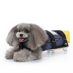 Sac de transport réglable pour chien à mobilité réduite, en maille respirante, avec poignée de traction - Product Image 2