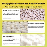 Comprimés de haricot blanc et de champignon blanc - Formule enrichie en fibres alimentaires pour une meilleure densité osseuse, 2g, 30 comprimés pour
