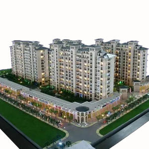 Modelos profesionales de mesa de arena de planificación urbana de bienes raíces ODM, diseño 3D interactivo moderno, modelo de negocio fino de igual escala - Product Image 1