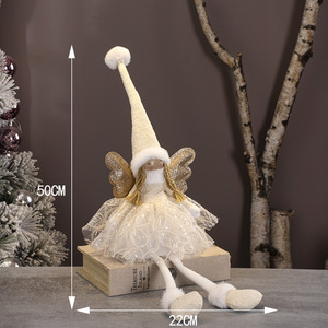 Wholesale Christmas Glowing Girl Princess <b>Doll</b> Ornaments for Xmas Window Display Decoration - Product Image 3