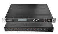 Codificador DIGICAST de 24 Canales de Alta Velocidad HD H.264, Compatible con DVB-T/ISDB-T/DTMB, Salida de Transmisión IP/ASI, Cabezal de TV Digital de 0.8-19 Mbps