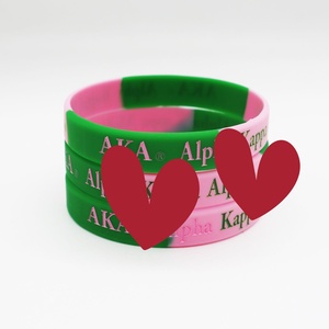 สายรัดข้อมือซิลิโค<span class=keywords><strong>น</strong></span>แฟชั่นขนาด 8 <span class=keywords><strong>น</strong></span>ิ้ว สีชมพูและสีเขียว ยี่ห้อ Akaa รุ่น Deltaa ที่ได้รับการรีวิวดีที่สุดใ<span class=keywords><strong>น</strong></span>กลุ่มสายรัดข้อมือ<span class=keywords><strong>โปร</strong></span><span class=keywords><strong>โม</strong></span><span class=keywords><strong>ชั่</strong></span><span class=keywords><strong>น</strong></span> - Product Image 2