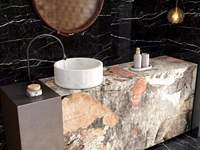 Prix de gros, panneau mural en quartzite rose naturel luxueux du Brésil, dalles de marbre translucide Pandora