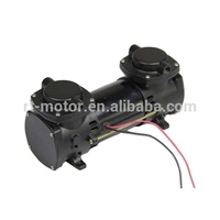 Offre Spéciale huile moins faible bruit portable mini micro 24v silencieux dc 12v pompe à air double tête pompe à vide à membrane