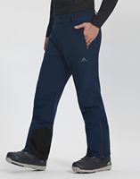 Pantalon de ski pour homme Pioneer Camp, imperméable, isolé, doublé en polaire, softshell, pour snowboard, randonnée en plein air, avec fermeture éclair à la base des jambes
