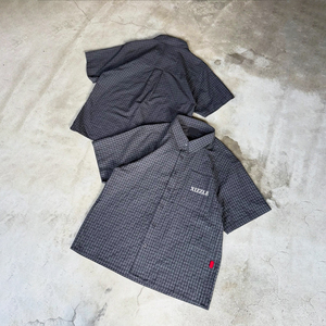 Chemise décontractée à manches courtes boutonnée de haute qualité, 100 % coton, à carreaux, coupe oversize, pour homme, personnalisable - Product Image 3