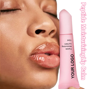Baume à lèvres OEM réparateur intense, hydratation longue durée, réduit les ridules, huiles naturelles de ricin, teinte personnalisable, peptides - Product Image 1