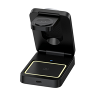 Station de charge 3 en 1 2026 pour iPhone, compatible avec le support de charge magnétique, station de charge sans fil pour iWatch et écouteurs