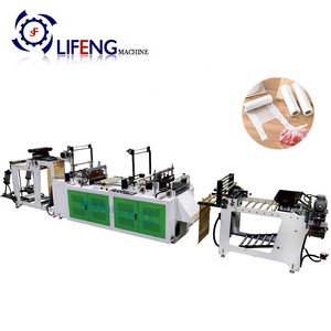 Tự Động Tái Chế Liên Tục Cán Nhựa Túi Rác PLA Phân Hủy Sinh Học PE Mua Sắm T-Shirt Vest Túi Máy Làm - Product Image 1