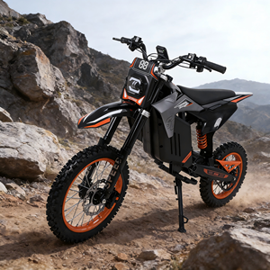 Motocicleta Todoterreno con Motor Central de 3000W 48V 30Ah, 55km/h, con Neumáticos 14/12 y Frenos de Disco Hidráulicos - Product Image 2