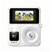 Mini Cámara Digital M5 para Estudiantes, Modo Belleza HD para Selfies, Cámara Web Integrada, Cámara de Bolsillo Compacta, Almacenamiento con Tarjeta TF