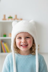 नरम प्लश बच्चों के हुड के साथ हुड, गर्मियों के वसंत के वसंत के आउटडोर इनडोर खेल के लिए - Product Image 3