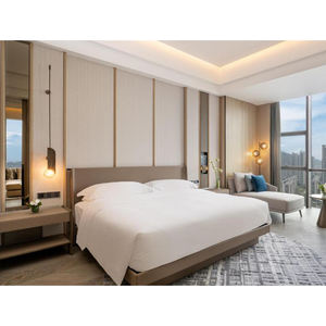 Ensemble de meubles de chambre à coucher en bois massif sur mesure, de qualité hôtelière <span class=keywords><strong>5</strong></span> <span class=keywords><strong>étoiles</strong></span>, directement de l'usine, avec mobilier de salon et de chambre. - Product Image 1