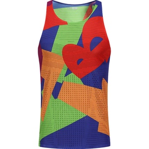 Chaleco de Running Personalizado para Maratón, Cómodo y Casual, Sublimado, Chaleco de Malla Personalizado para Hombre - Product Image 1