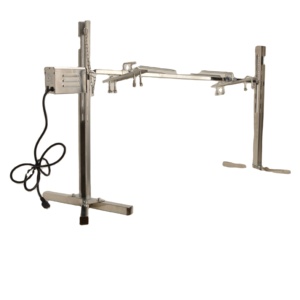 ชุดอุปกรณ์ย่างบาร์บีคิวไฟฟ้ากลางแจ้ง พร้อมแกนย่างปรับความสูงได้ และมอเตอร์ 45 วัตต์ สำหรับย่างแพะและหมู - Product Image 1