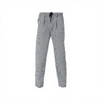 Pantalon de chef unisexe en polyester et coton pour uniformes de cuisine, service OEM