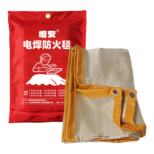 Couverture de soudage en fibre de verre ignifuge et résistante à la chaleur pour la protection contre les étincelles et les éclaboussures - Product Image 4