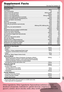 Vrouwen Total Health Pack All-in-<span class=keywords><strong>One</strong></span> Multivitamine voor vrouwen Essentiële vitaminen Mineralen Vrouwelijk welzijnssupplement Harde gelatine - Product Image 2