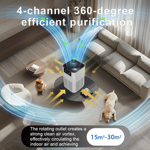 <span class=keywords><strong>Purificateur</strong></span> <span class=keywords><strong>d</strong></span>'<span class=keywords><strong>air</strong></span> portable avec filtre HEPA véritable, design compact, modes Sommeil/Moyen/Haut, 12V DC avec certifications <span class=keywords><strong>CE</strong></span> RoHS FCC - Product Image 4