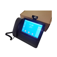 Teléfono VoIP Sanxin S09 con Audio/Video HD, 6 Líneas SIP, Pantalla de 8 Pulgadas, Códecs G.711A/U, SIP V2.0, Conectividad Dual