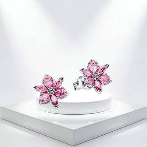Nouveauté 2026 Série Fleur Fête des Mères Breloques en forme de cœur, Perles, Bracelets et Colliers pour Femmes, Cadeaux de Bijoux DIY - Product Image 5