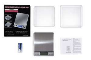 Bilancia da Cucina Digitale in Acciaio Inox a Doppio Vassoio, Strumento di Misurazione Alimenti ad Alta Precisione - Product Image 5