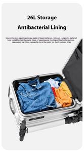 Valigia Intelligente da Cabina 20 Pollici con Blocco Automatico + Display Batteria, Bagaglio Cavalcabile - Product Image 6