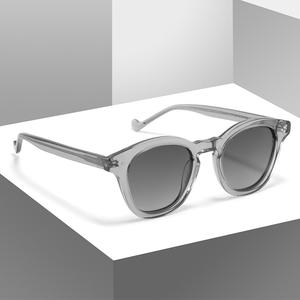 Lunettes de soleil à monture fine en gros pour l'exportation, verres en acrylique TAC, protection UV400, style ovale unisexe GS5026 - Product Image 4