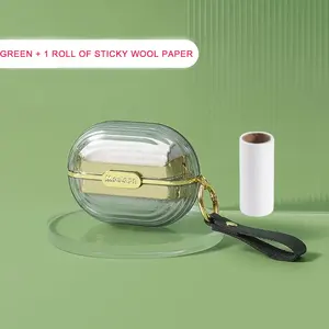 Rollo de papel portátil, rodillo adhesivo, limpiaparabrisas, rodillo para quitar pelusas, el pelo de cepillo para mascotas, ropa, alfombras, accesorios de limpieza de cama - Product Image 6