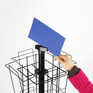 Expositor Giratorio Metálico <span class=keywords><strong>de</strong></span> 16 Bolsillos para Cómics, Revistas y Folletos, Personalizable al por Mayor (OEM/ODM) - Product Image 3