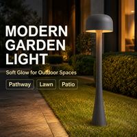 Lampe LED commerciale d'extérieur OEM ODM en forme de champignon, lampadaire moderne pour jardin, hôtel, villa, pelouse, allée, patio, éclairage paysager