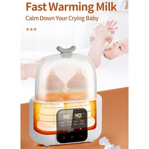 Produttore di buona qualità elettrico per il latte per bambini professionale doppio biberon più caldo con sterilizzatore