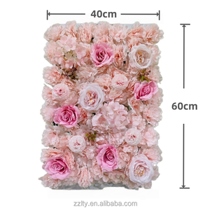 Parete Floreale Artificiale Realistica Morbida per Sfondo Matrimonio, Decorazione con Ortensie, Margherite e Rose - Ingrosso - Product Image 2