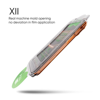 Film céramique HD personnalisé de haute qualité 9H avec localisateur d'installation facile pour iPhone 18 17 16 15 14 13 12 Pro Max