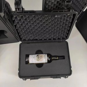 DPC112 High-grade armazenamento do vinho protetora plástico rígido Trolley caso com <span class=keywords><strong>2</strong></span> Slots - Product Image 3