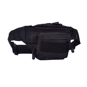 Yakeda Tactical Style Polyester Sport Hiking Waterproof <strong>Small</strong> Waist Sling <strong>Bag</strong> <strong>Bum</strong> <strong>Bag</strong> Unisex EDC Black Fanny Pack Men Waist <strong>Bags</strong> - Product Image 1